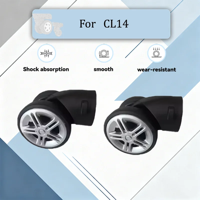 

For CL14 360° Silent Wear-Resistant Swivel Casters - Universal Travel Suitcase Replacements