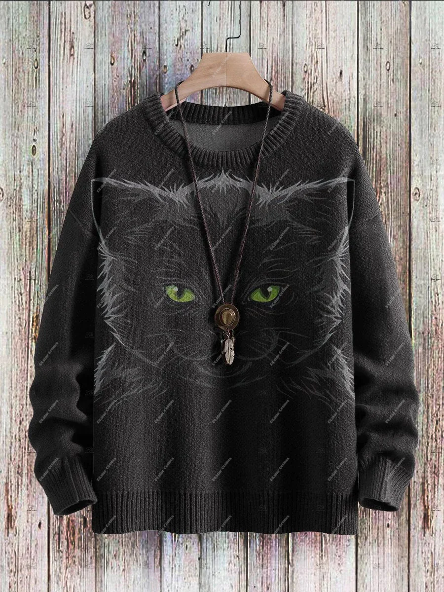 

Christmas Cartoon Mushroom Pet Skull Sweater Graffiti Retro Vintage 3DPrint Pullover Harajuku Casual Unisex Winter Streetwear A7