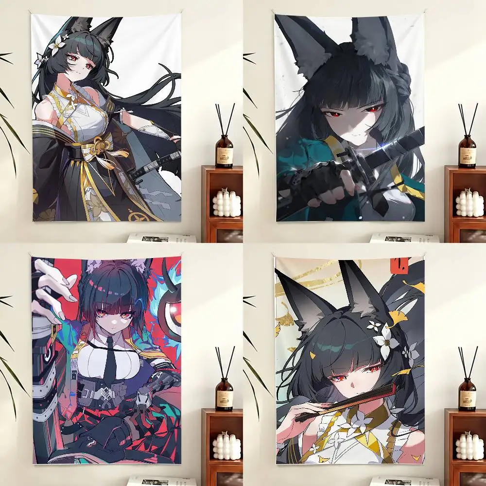 Zenless Zone Zero Hoshimi Miyabi Flags Wall Hanging Background Art Banner for Bedroom Home Outdoor Decor