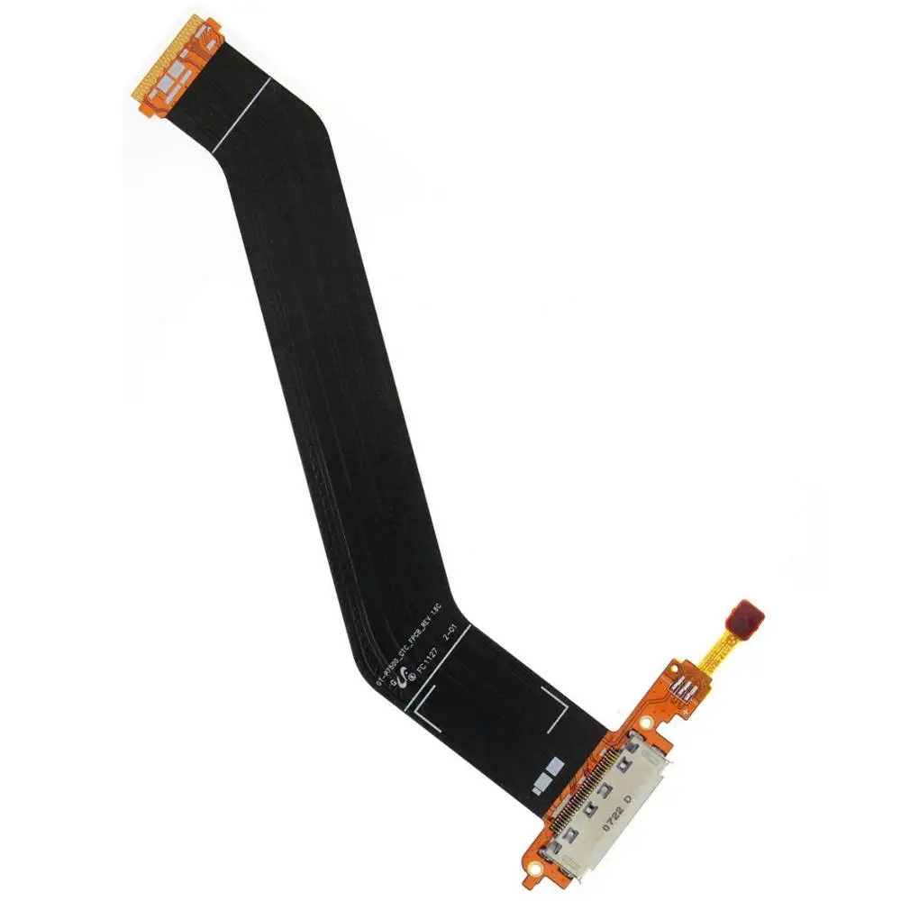 For Samsung Galaxy Tab 10.1 GT-P7500 P7510 Charging Flex Cable Repair Part Charger Port Dock Connector With Microphone V1.6D