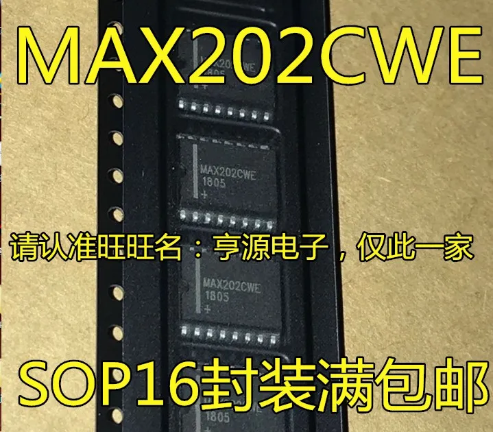 

New Original New Original MAX202 MAX202CWE MAX202EWE Patch Wide Body SOP16 Driver interface transceiver Chip