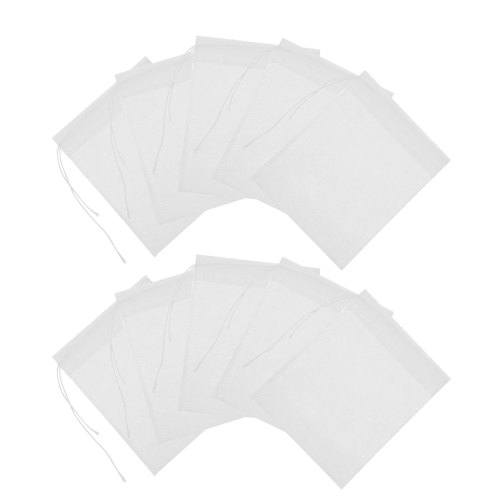 

500pcs Loose Leaf Tea Bags 8X10Cm Reusable Drawstring Muslin Filter Bags For Coffee Spice Infuser Strainer Yogurt Almond Milk
