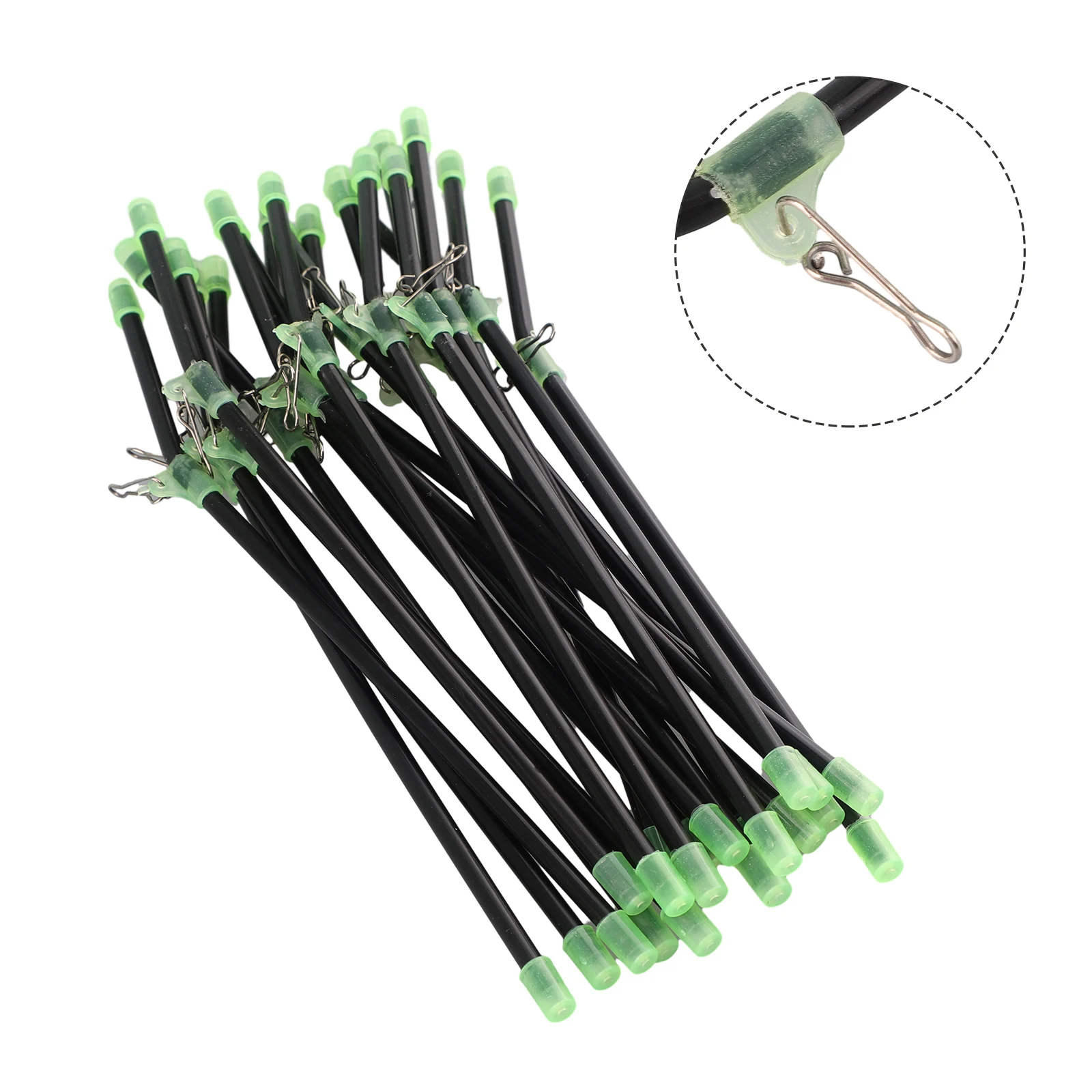 20pcs Sea Fishing Anti-Tangle Feeder Prevents Tangles Enhances Bait Presentation Soft Bait Lure Carp Fishing Accessories