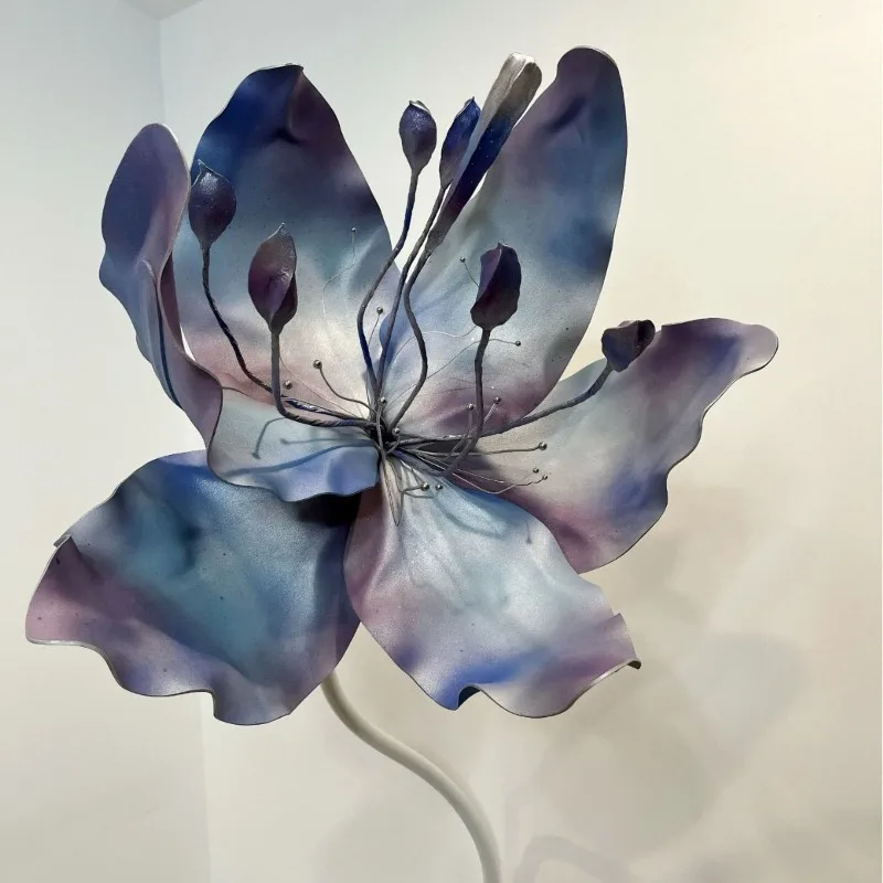High-end custom lily handmade simulated flower scene arrangement