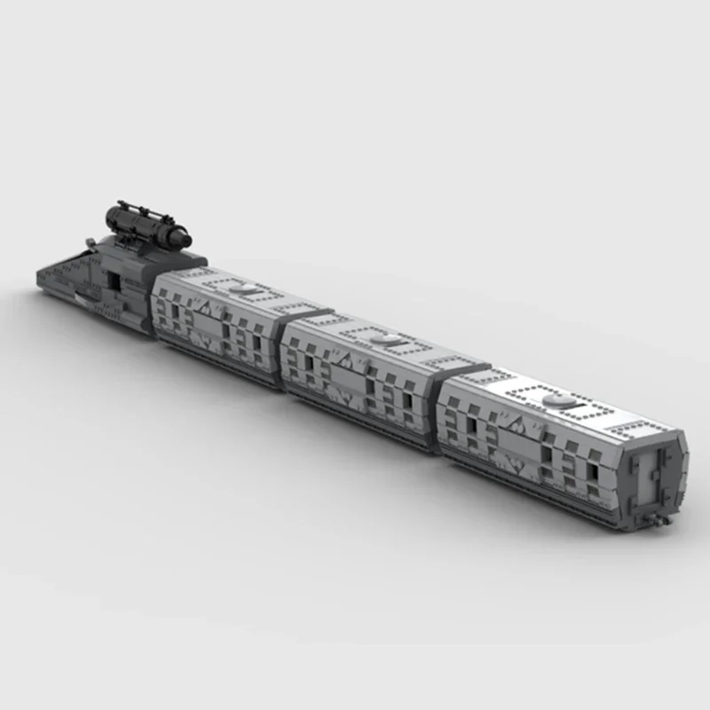 Moc อาคารอิฐ Pike Spice Train รุ่นเทคโนโลยี Modular รถไฟรถไฟ Series บล็อก Construstion DIY ประกอบของเล่นของขวัญ