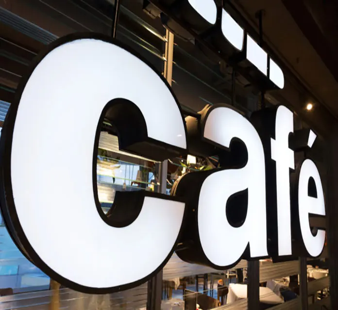 LED-Brief Licht box Zeichen große LED-Buchstaben Alphabet