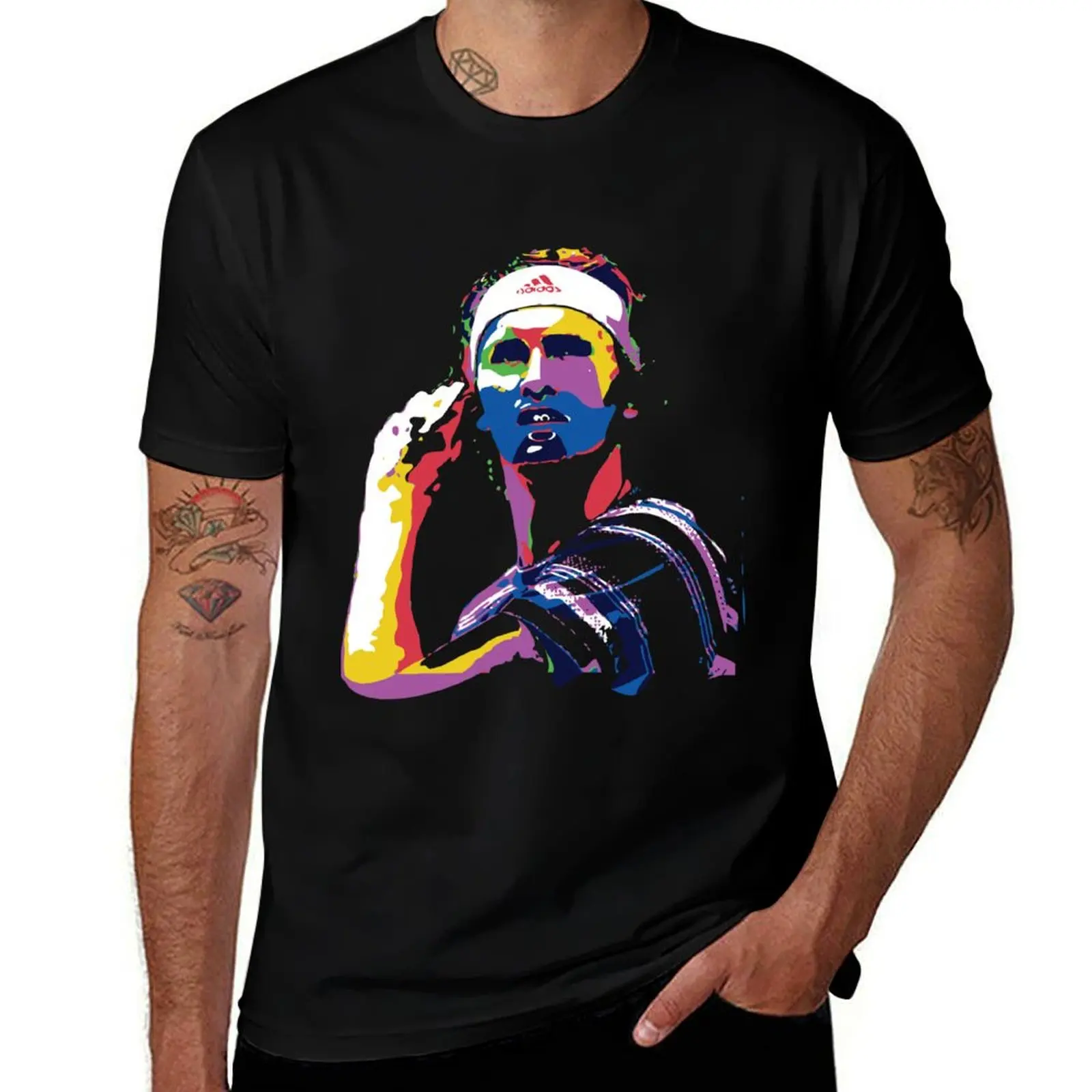 

shirt T-Shirt man man tennis shirt summer t player man t shirt quality zverev high t alexander cotton cotton