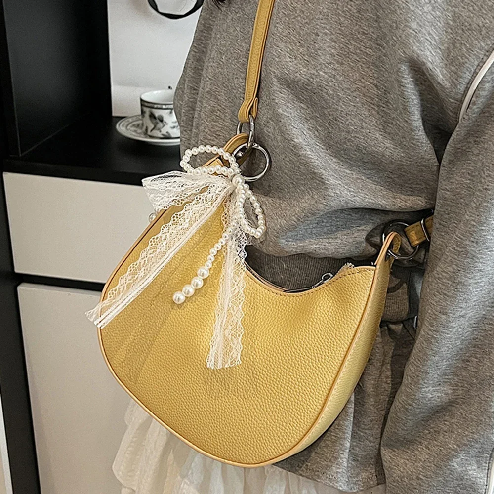 الملمس المرأة الصلبة حقيبة يد بولي Leather الجلود لينة حمل الحقائب سعة كبيرة الإناث عادية التنقل الكتف حزم سيدة دلو حزمة