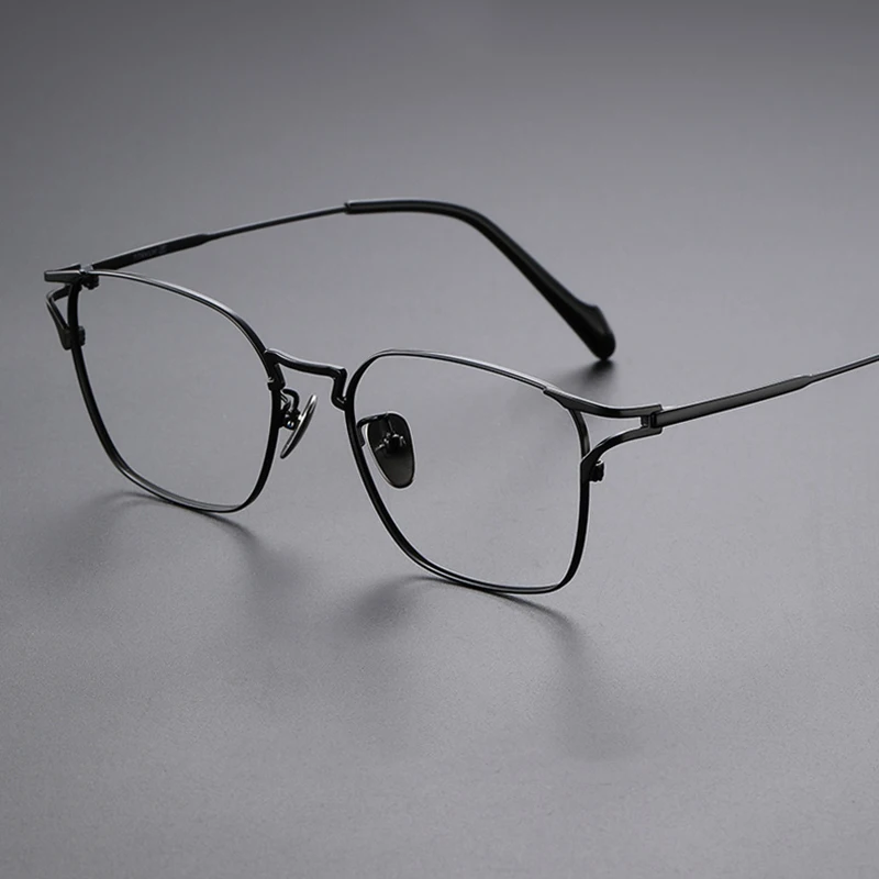 

Men Retro Ultralight Brand Titanium Anti Blue Light Reading Glasses Magnifier Male Farsighted Hyperopia Spectacles Custom Lenses