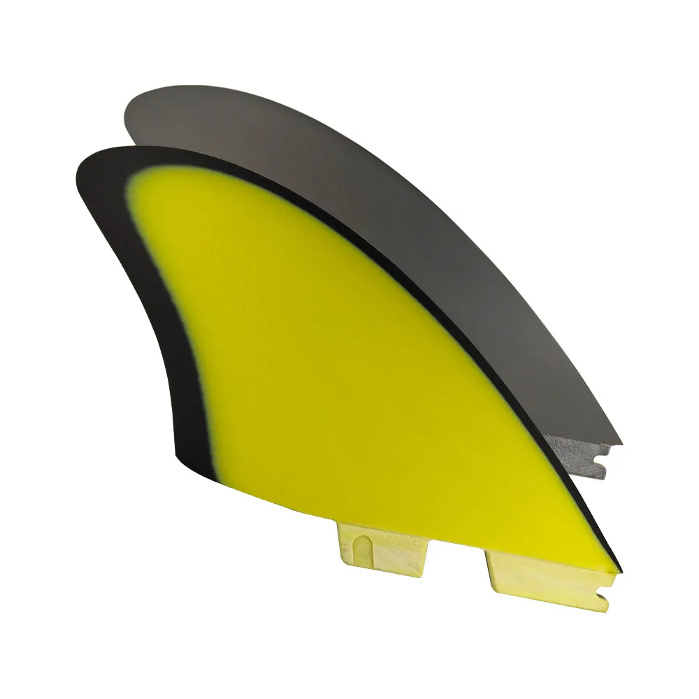 Surfboard Keel Fin Set Twin/Single Tabs Solid Fiberglass for Lightweight Durability & Top Performance- Fins for Surf Boards