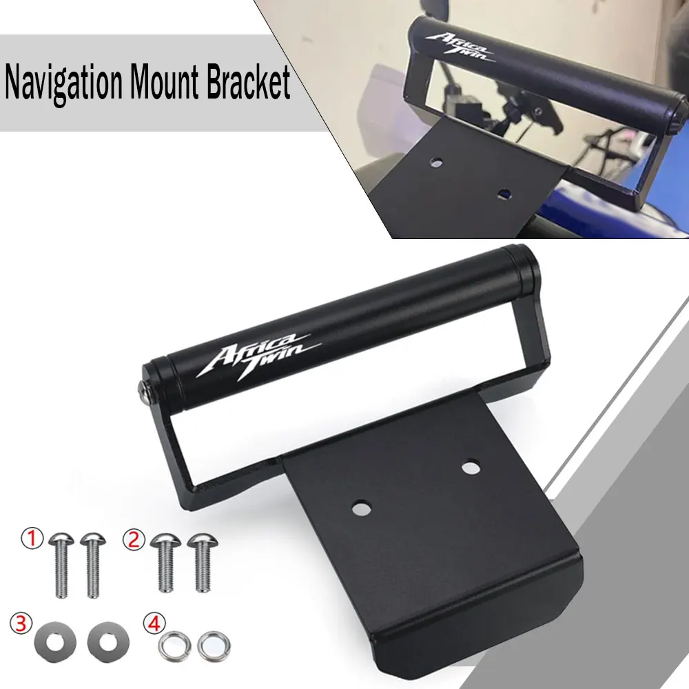 For Honda XRV750 XRV 750 Africa Twin 750 RD07 Motorycle Accessories 22mm Phone Holder GPS Navigation Mounting Extension Bracket