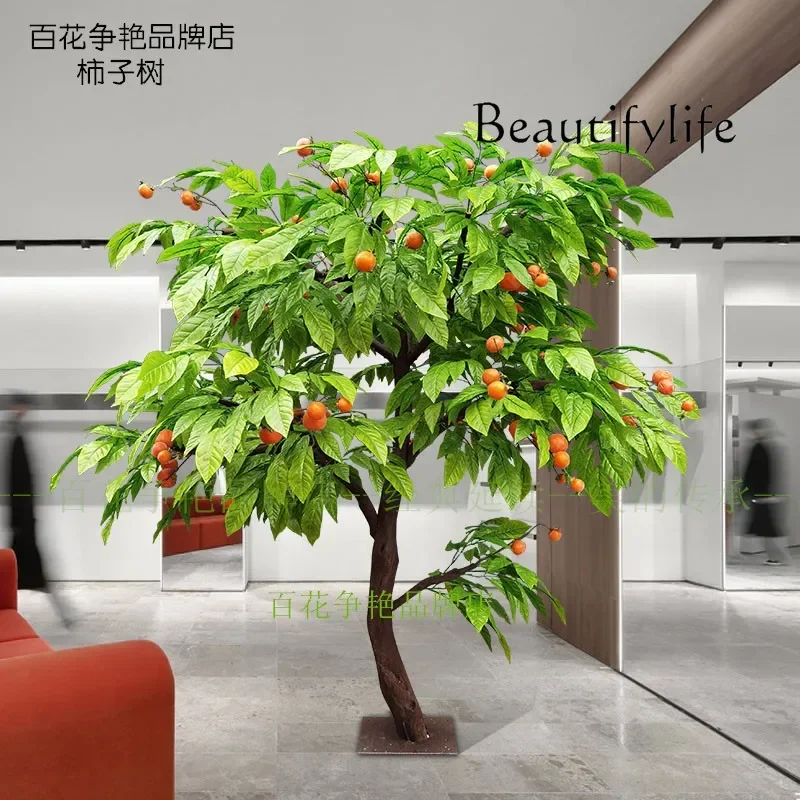 Simulation Lemon and Orange Fruit Tree Customization Large Decorative Indoor Floor Flower