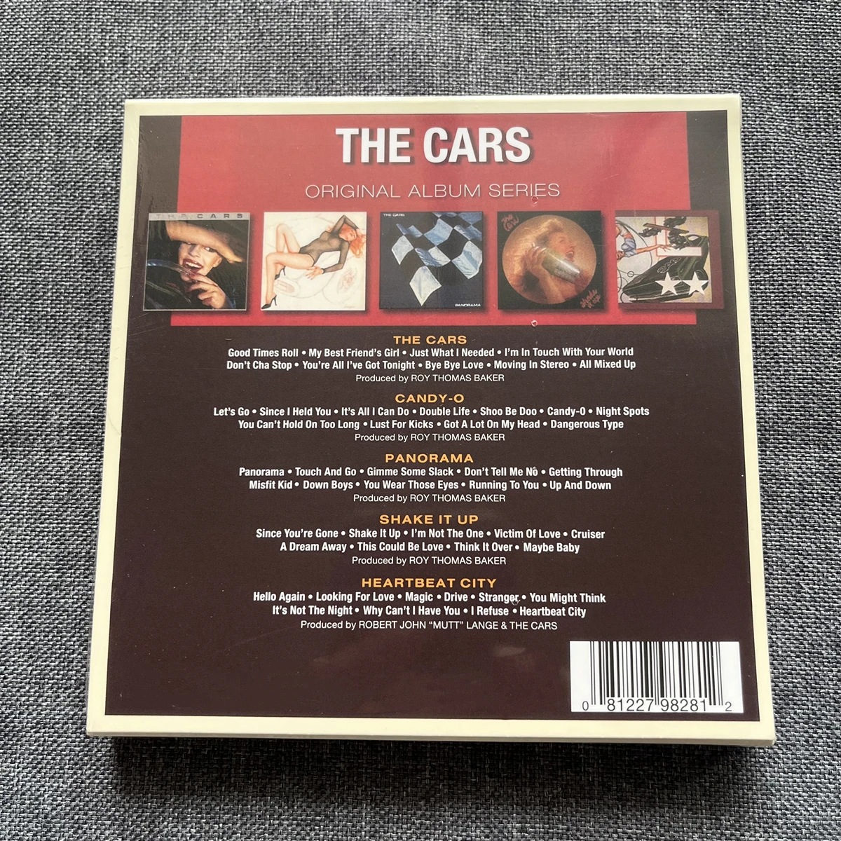 Rock The Cars David Robinson Music CD Original Album Series Panorama 5pcs Music Record Cosplay Walkman Car Soundtracks Box Set