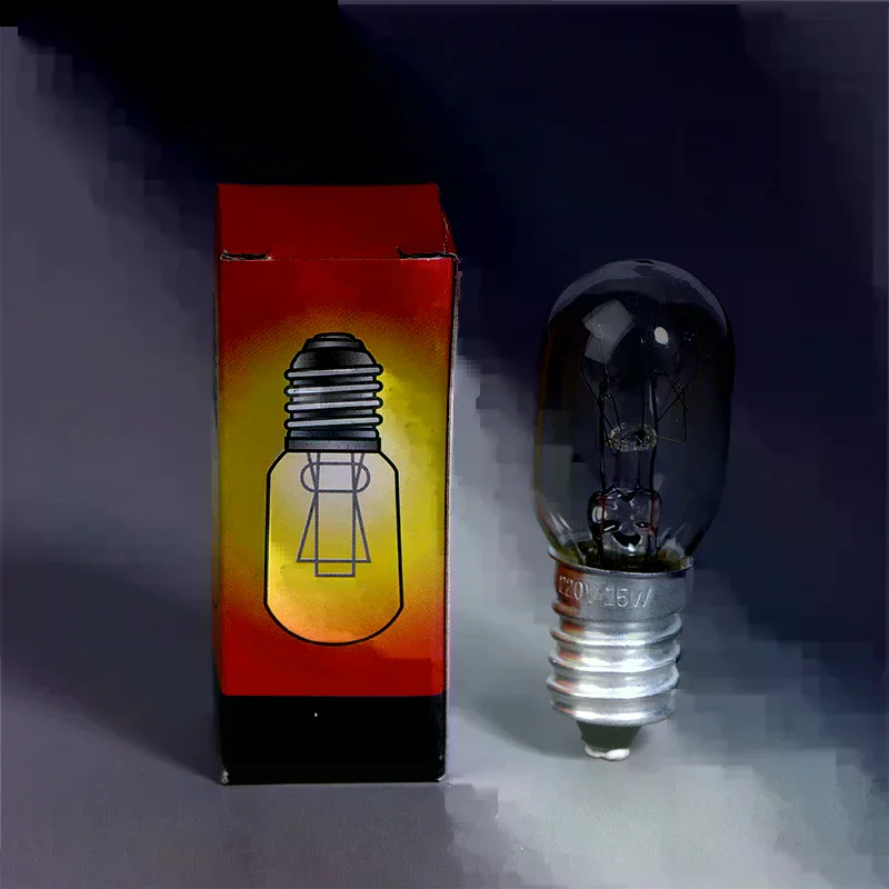 2Pcs E14 15W High Temperature Resistant Refrigerator Bulb Microwave Oven Replacement Light Toaster/Steam Bulb Light