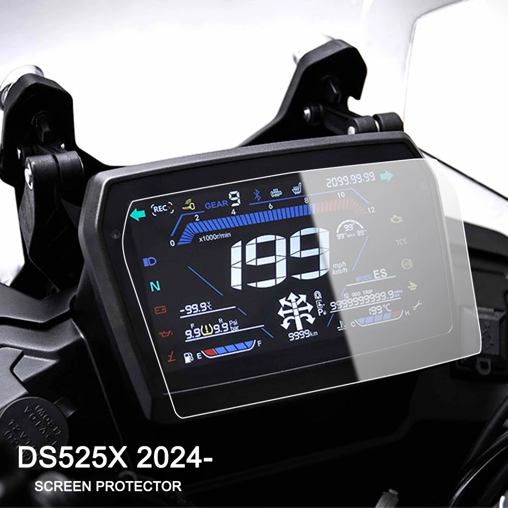 Ds525x Zubehör Scratch Cluster Bildschirm für Loncin Voge 2024 DSX-Motorrad Zubehör Scratch Cluster Bildschirm Dashboard