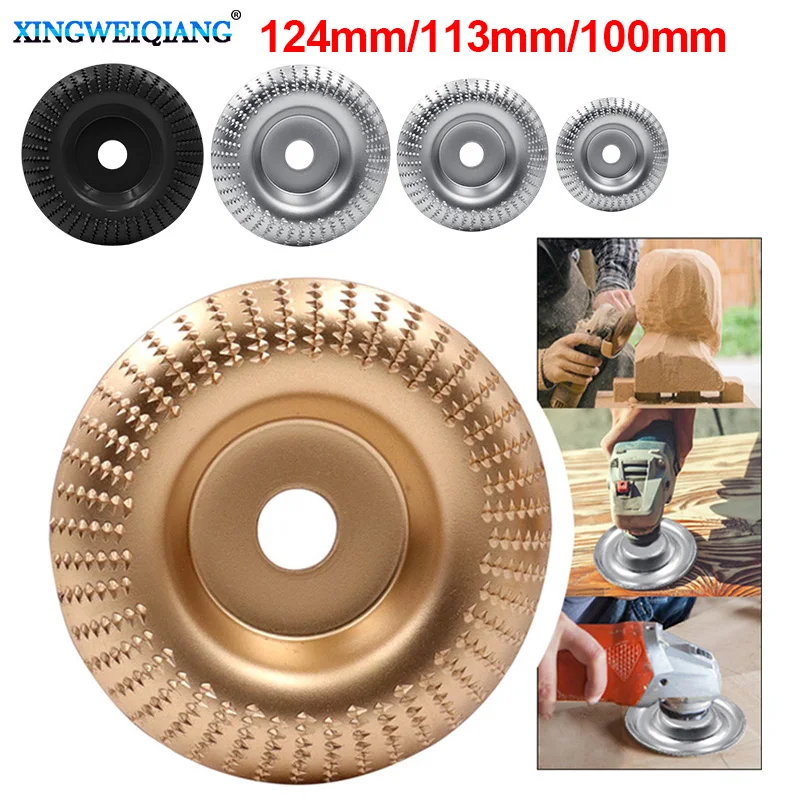 

Angle Grinder Round Disc Polishing Wheel 22MM Bore Woodworking Shaping Sanding Stab Disc Wood Cutting