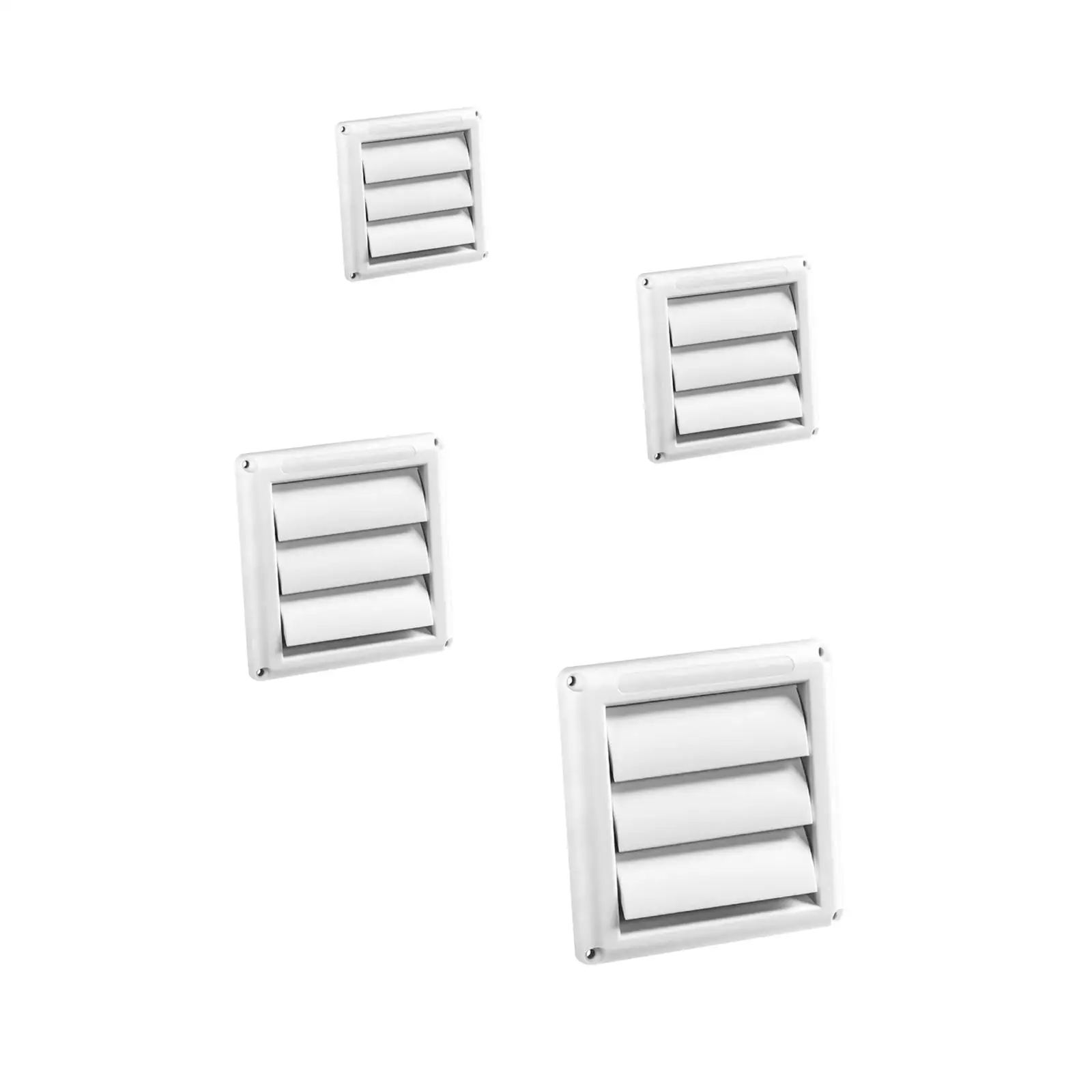 

-Ventilation Cover, Grille Louver Cover, Stainless Steel Exhaust Outlet Vent