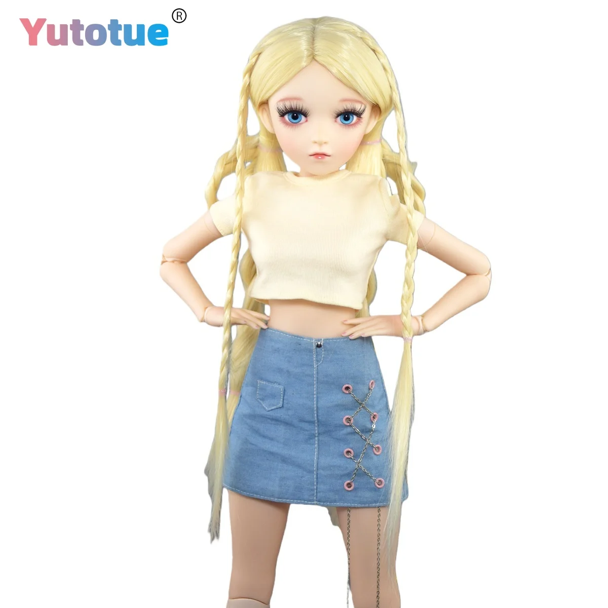 

YUTOTUE 60 см, кукла для девочек, обновленный съемный парик для макияжа, одежда, обувь, полный комплект, 1/3 BJD кукла, игрушка