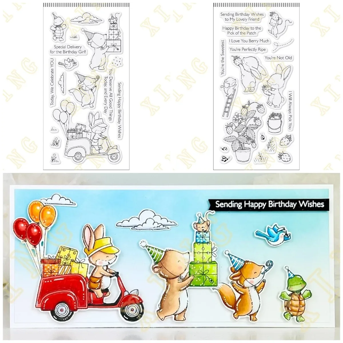 

New Pick of the Patch Special Delivery Metal Cutting Dies And Clear Stamps Template DIY Scrapbook Album Paper Card Decoration