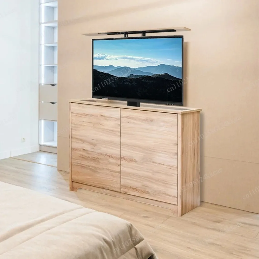 Motorized Pop-Up TV Lift System with RF Remote, Heavy-Duty Electric Hidden TV Cabinet Lift for 32 to 85 Inch Screens