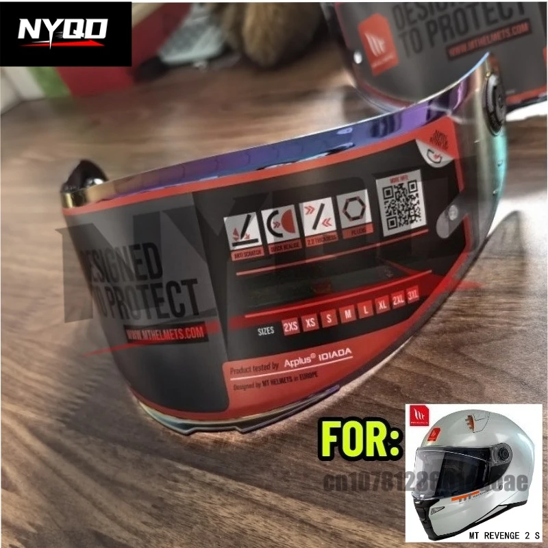 

Линза для шлема MT Helmet MT-V-14B, линза Avenger 2S для REVENGE 2 S с быстрым креплением