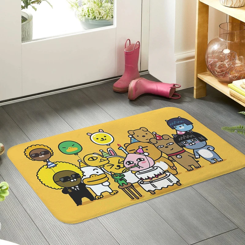 Hallway Porch Foot Mat Non-slip T-Kakaos Friends Kitchen Bedroom Bath Rug Doormat Entrance Door Balcony Carpet Slip-resistant