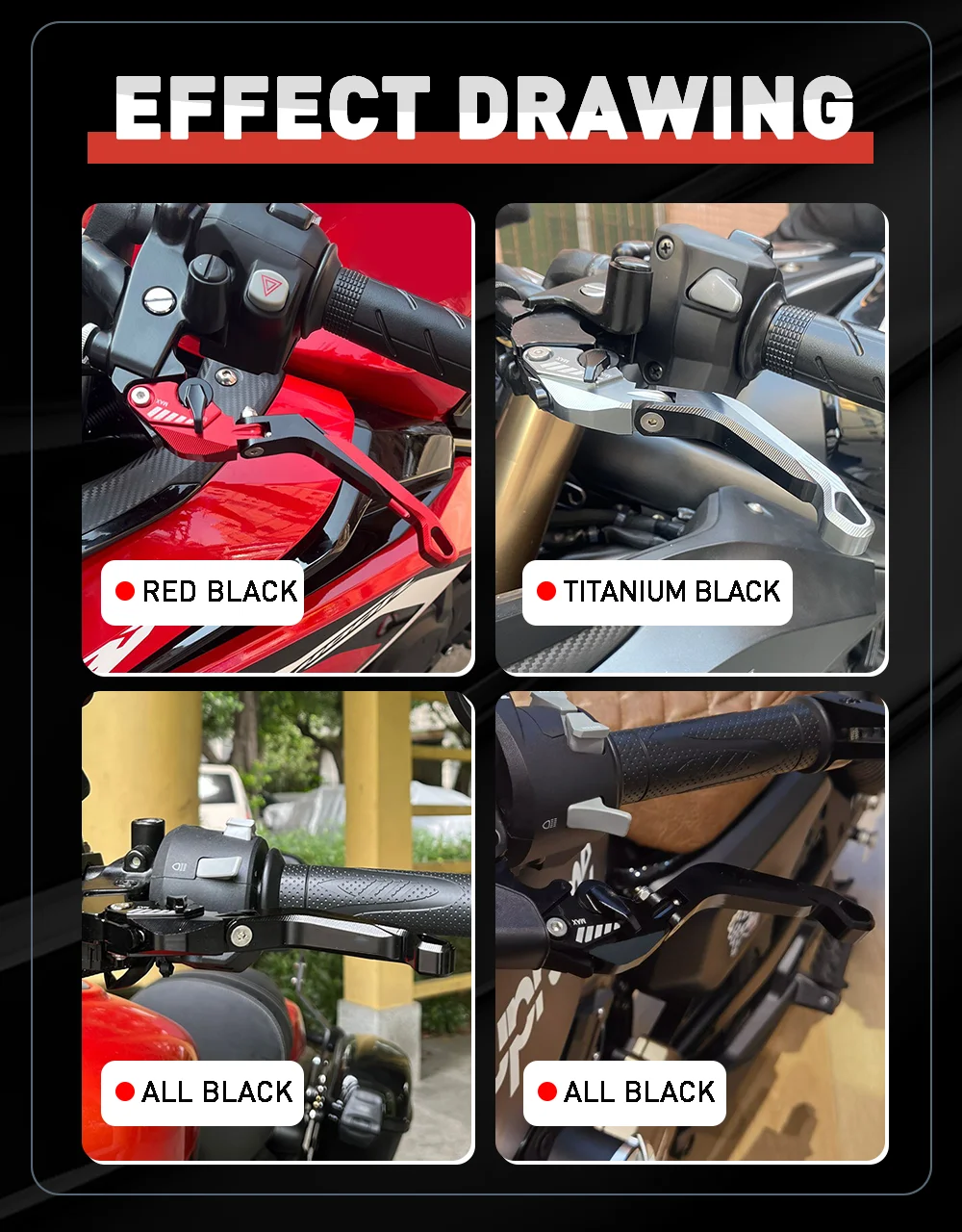 調整可能なCNCアルミブレーキクラッチバー、Triumph Tiger 800、xc、xcx、xr、xrx、2015-2018モーターサイクルに適合