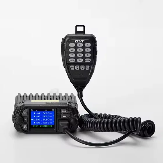 QYT KT-8900D 25W Mini vhf uhf dual band color screen mobile car radio