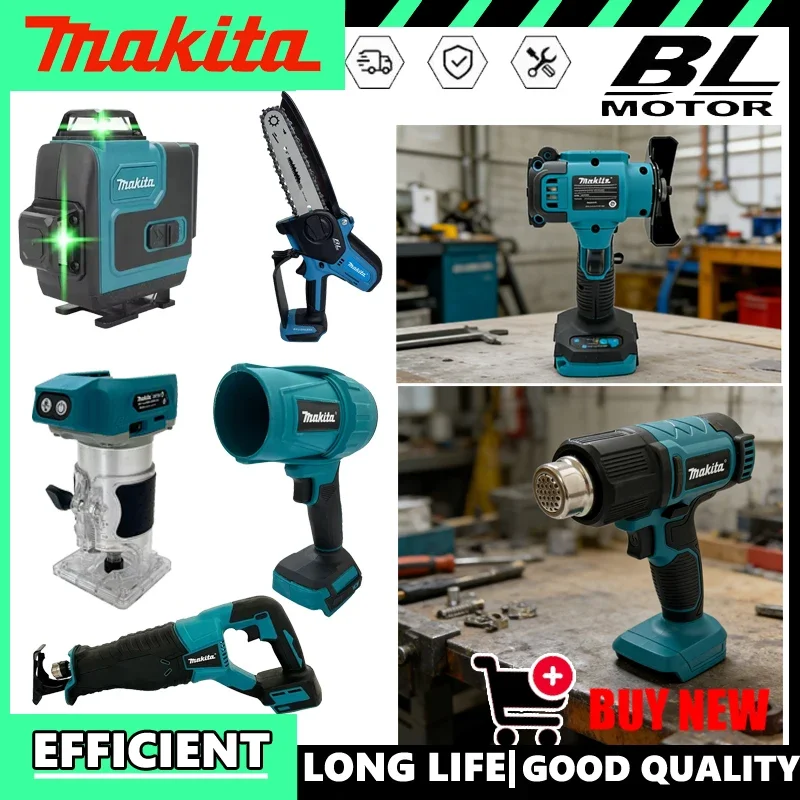 

Электроинструменты Makita: Аккумуляторный термофен 18/20В, портативная электрическая сабельная пила, оптовая продажа