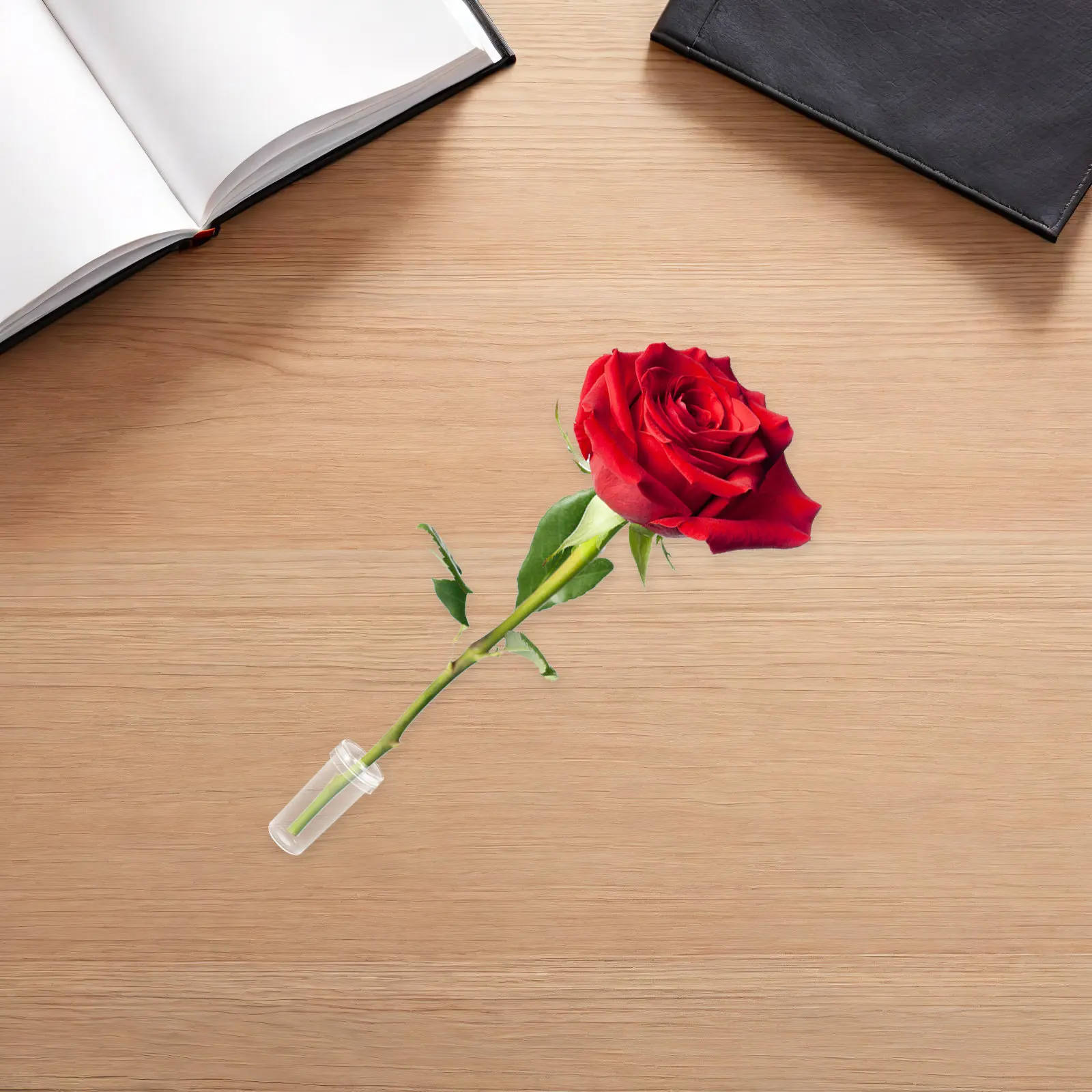 

200Pcs Transparent Flower Stem Tubes Plastic Floral Water Tubes Leakproof Fresh Flower Nutrient Vials for Arrangements