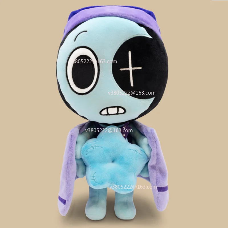 35cm Gra Dandys World Astro z Pluszową Zabawką Kawaii Astro Wypchane Lalki Cosplay Poduszka na Sofę Dekoracja Pokoju Prezent Świąteczny dla Dzieci