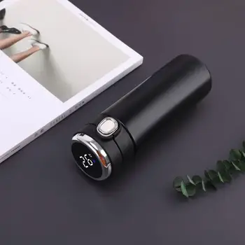 Nerezová ocelová chytrá termoska Taza Termica Garrafa Copo LED displej teploty termohrnek izolovaný 320ml 420ml 8 nejlepší prodej chytrý LED displej teploty šálku - №6