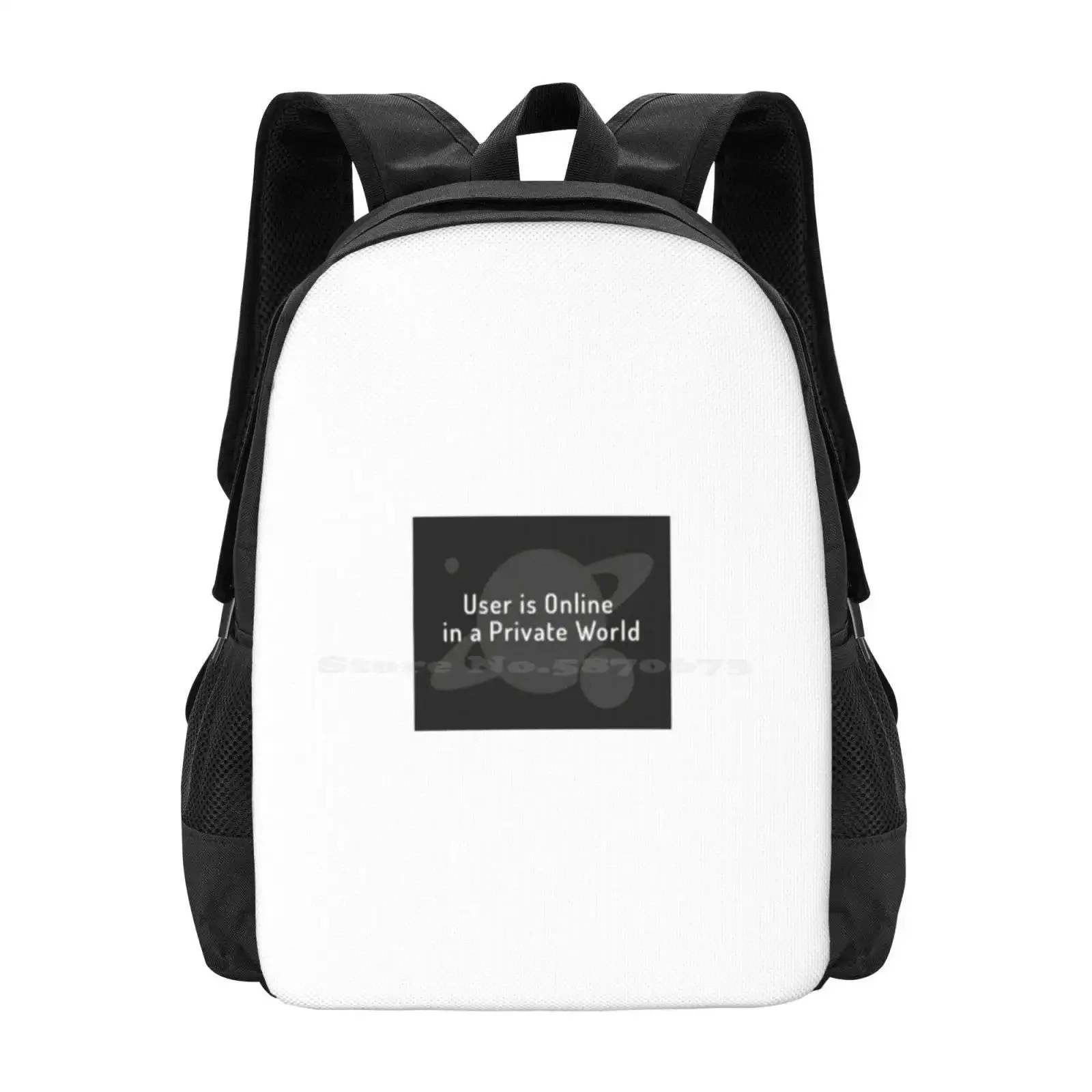 

User Is Online In A Private World Icon Hot Sale Schoolbag Backpack Fashion Bags Medium Dark Oculus Pcvr Virtual Reality User Is