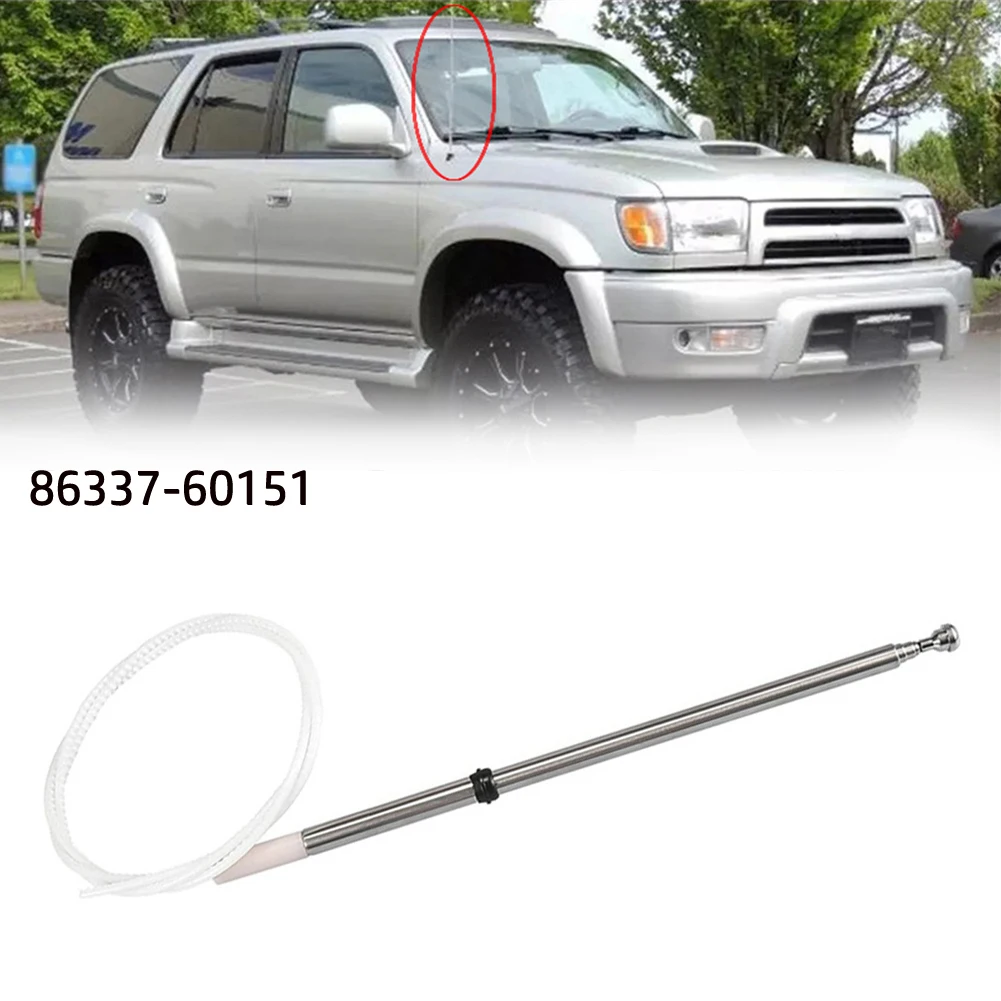 

For Toyota For Land For Cruiser LX470 1998 2007 Power Antenna Aerial Mast Replacement Part 86337 60151 86337 35111 Plastic Metal