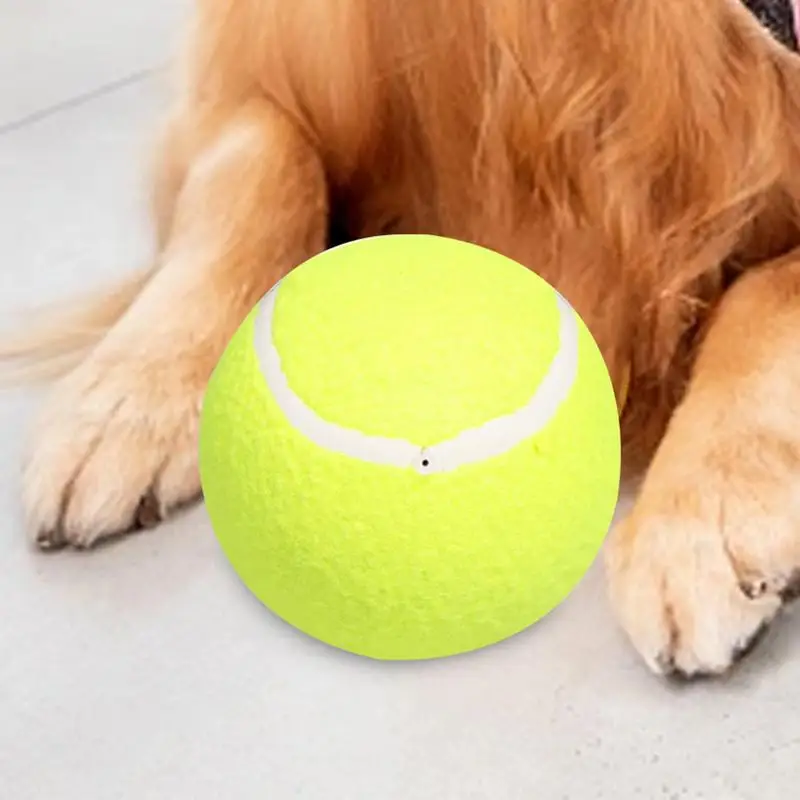 Hund Tennis Bälle Aufblasbare Übergroßen Tennis Ball Für Hunde Lustige Hund Interaktive Spielzeug Haustier Kauen Spielzeug Welpen Ball Spielzeug Kinder Spielen