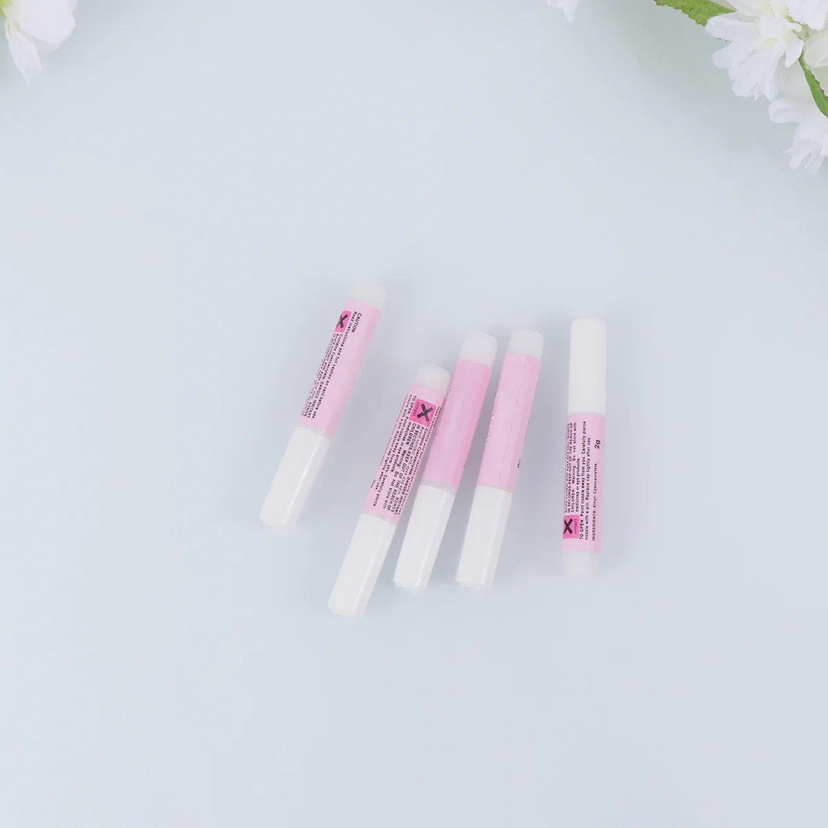 8 個ネイルグループロフェッショナルミニボトル安全なネイルアートアクセサリー偽のヒントラインストーン装飾アートデコレートヒント接着剤