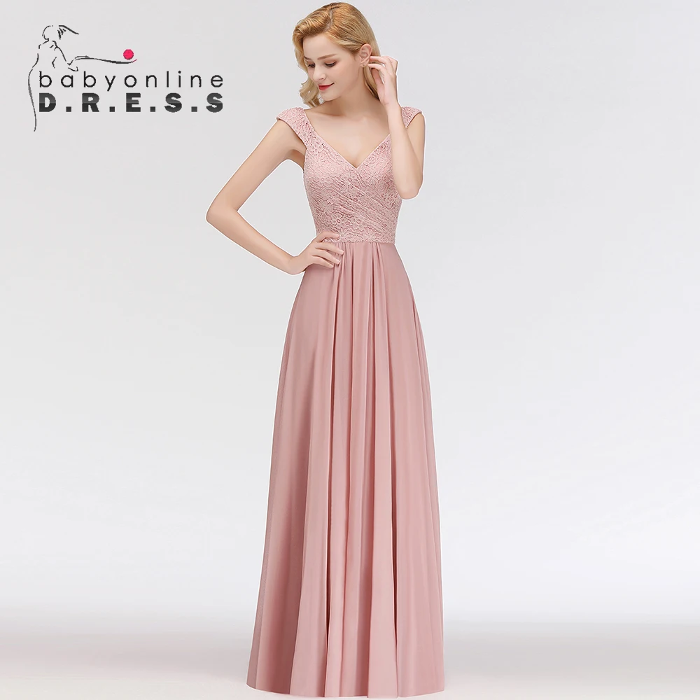 BABYONLINE Sexy Sweetheart Neckline  A-line Skirt Bridesmaid Gown Chiffon Boho Wedding Party  Guest Dress Dress Bridal Clothing