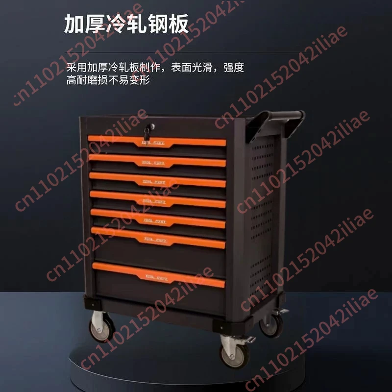 Multifunctional Mobile Tool Cart Cart Maintenance Tool Cabinet Drawer Auto Repair Toolbox Tool Rack Seven Layers Thickened