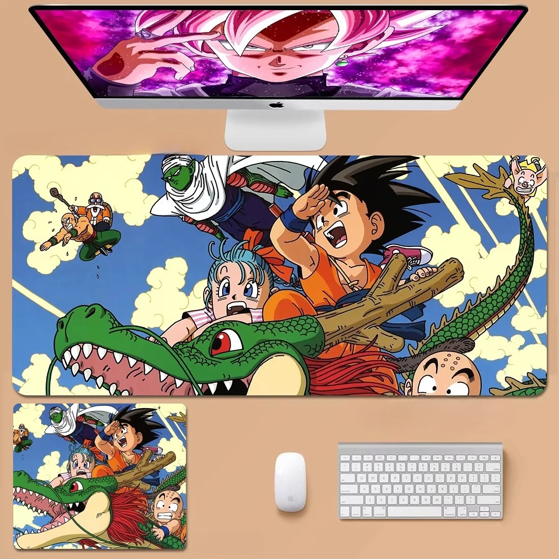 New High Definition Printed Dragon Ball Anime Peripheral Son Goku Mouse Mat Vegeta Bulma Broly Large Keyboard Mat Book Table Mat