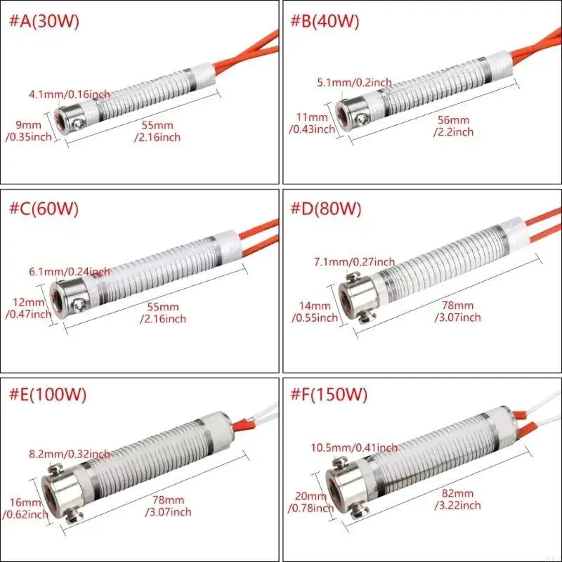 A9LA Mica Soldering Iron Cores for Rapid Heating and Long Use Performances in DIY Projects Electric Welding Tool Spare Parts