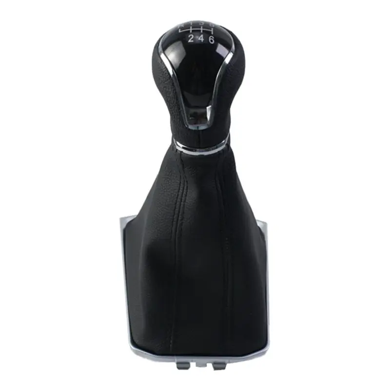 Classy-For VW Tiguan MK2 2016-2024 6-Speed Manual Gear Shifter Knob With Boot Cover Accessories 5NB711113F