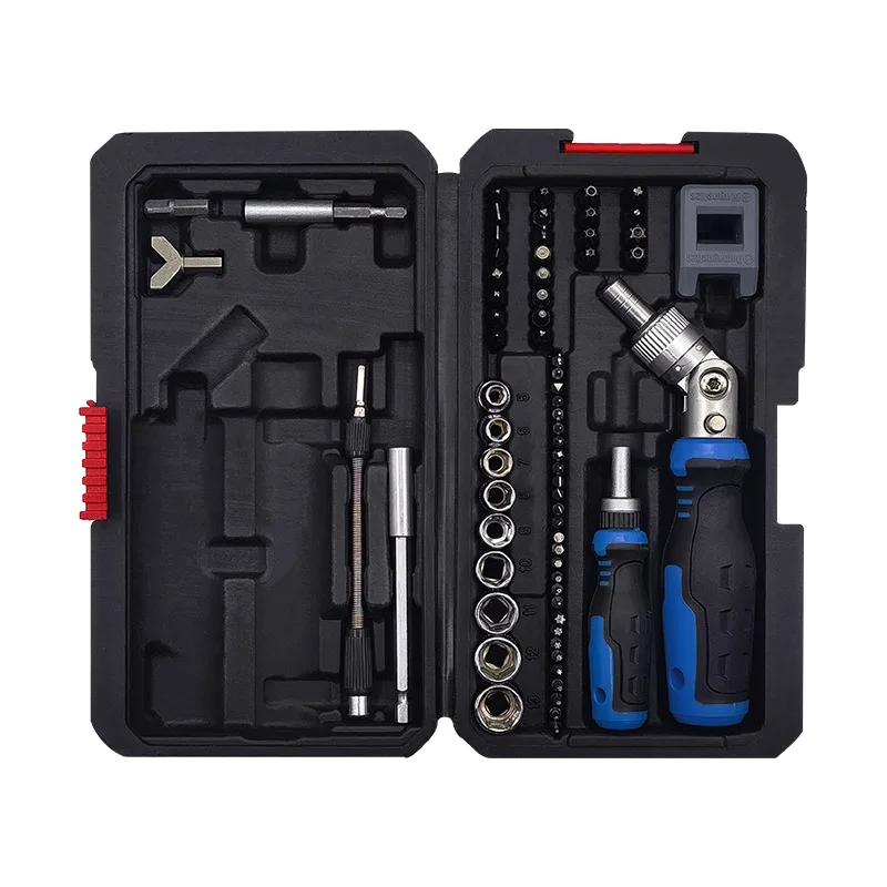 

69-In-1 Ratchet Screwdriver Set Household Motorcycle Repair Ratchet Wrench Multifunctional Repair Tool