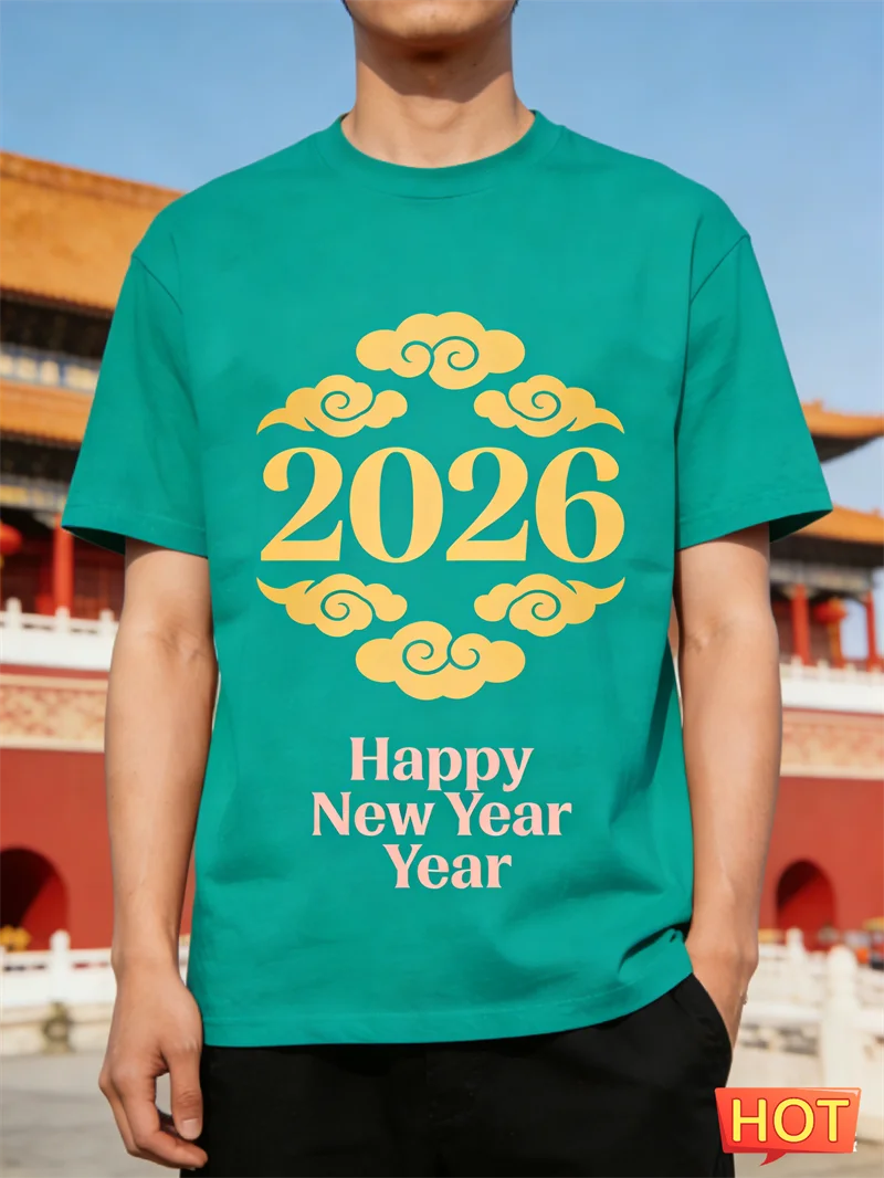 

Простые модные новогодние футболки для мужчин, модная праздничная одежда, футболки с короткими рукавами с 3D принтом, повседневные футболки большого размера с круглым вырезом