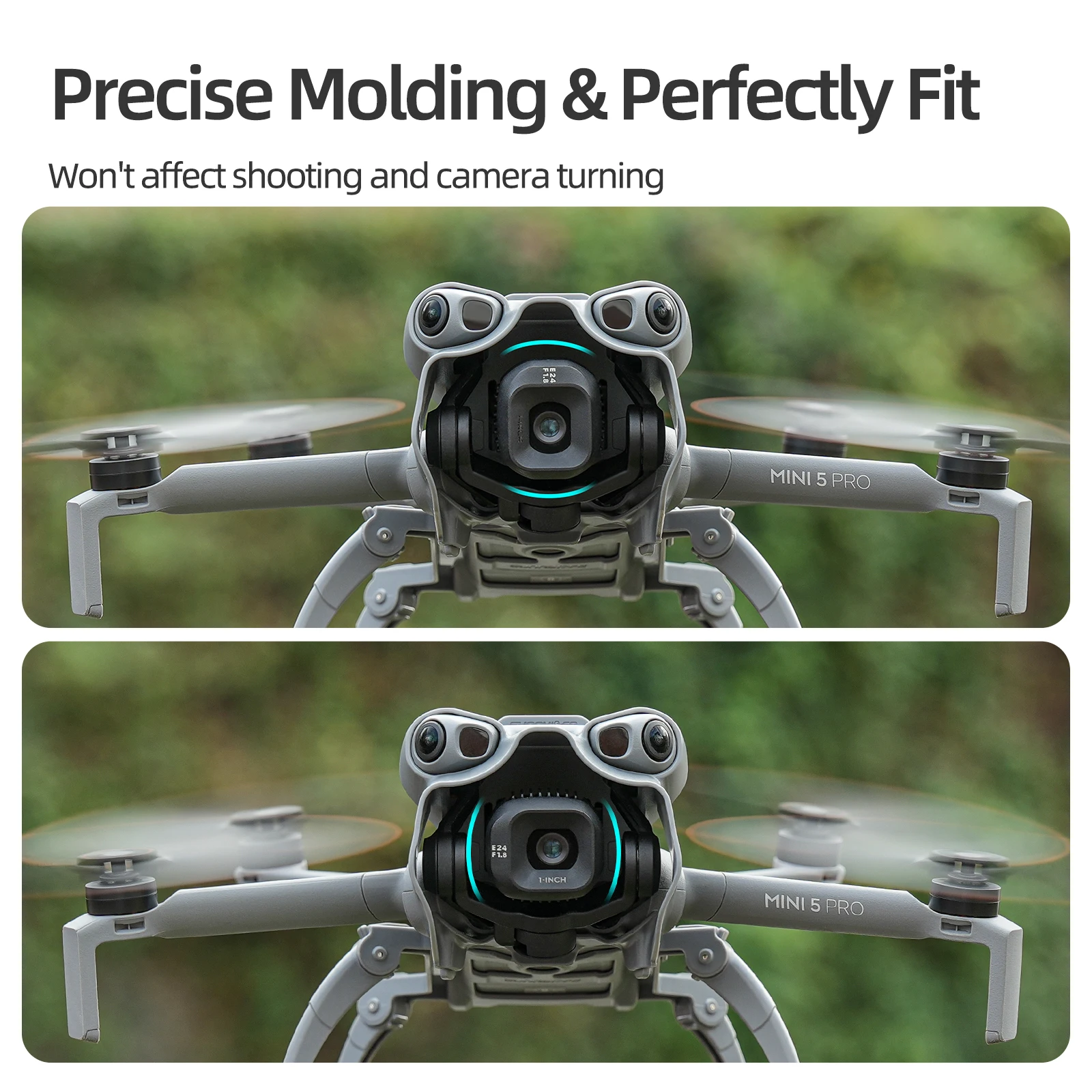 For DJI Mini 5 Pro Lens Hood Gimbal Protector Anti-Glare Lens Sunshade Accessory