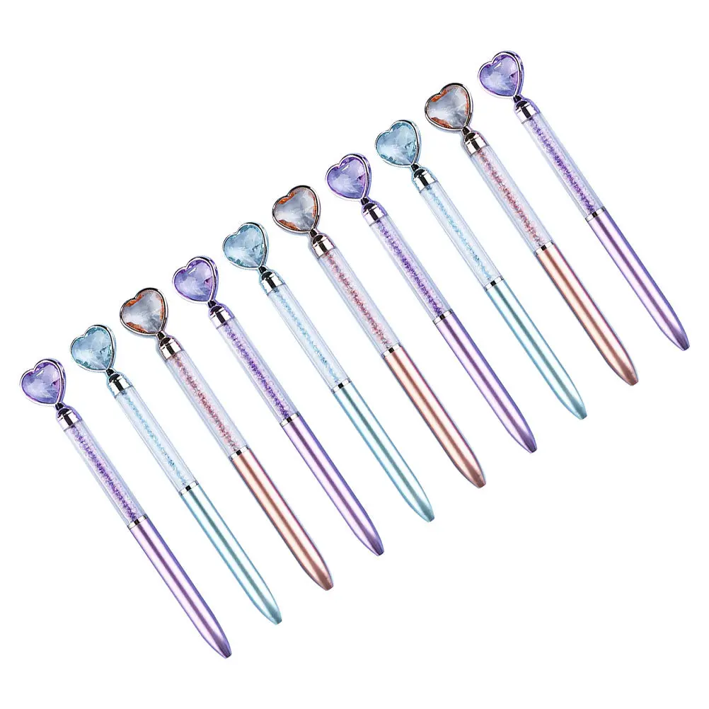 

10Pcs Colorful Ballpoint Pens Creative Chic Design Smooth Writing Portable for School Office Daily Use Greeting
