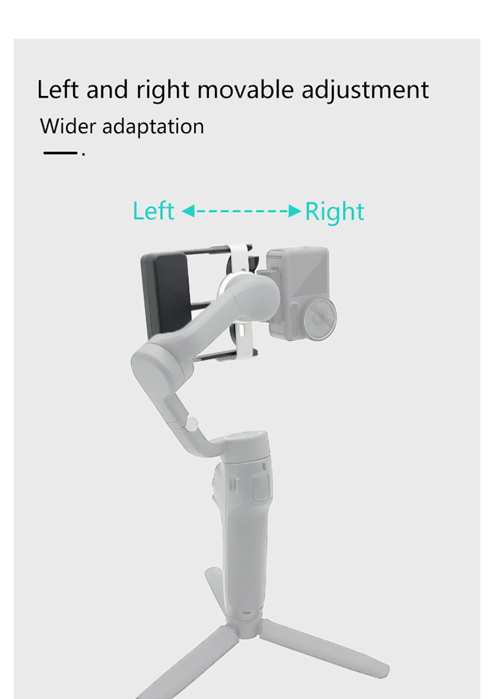 Sport kamera Adapter Handheld Gimbal Schalter Montage platte für Dji Osmo Mobile 6 om 5 4 3 für Gopro 13 12 11 Aktion 2 3 4 Übertragung – Detail 4