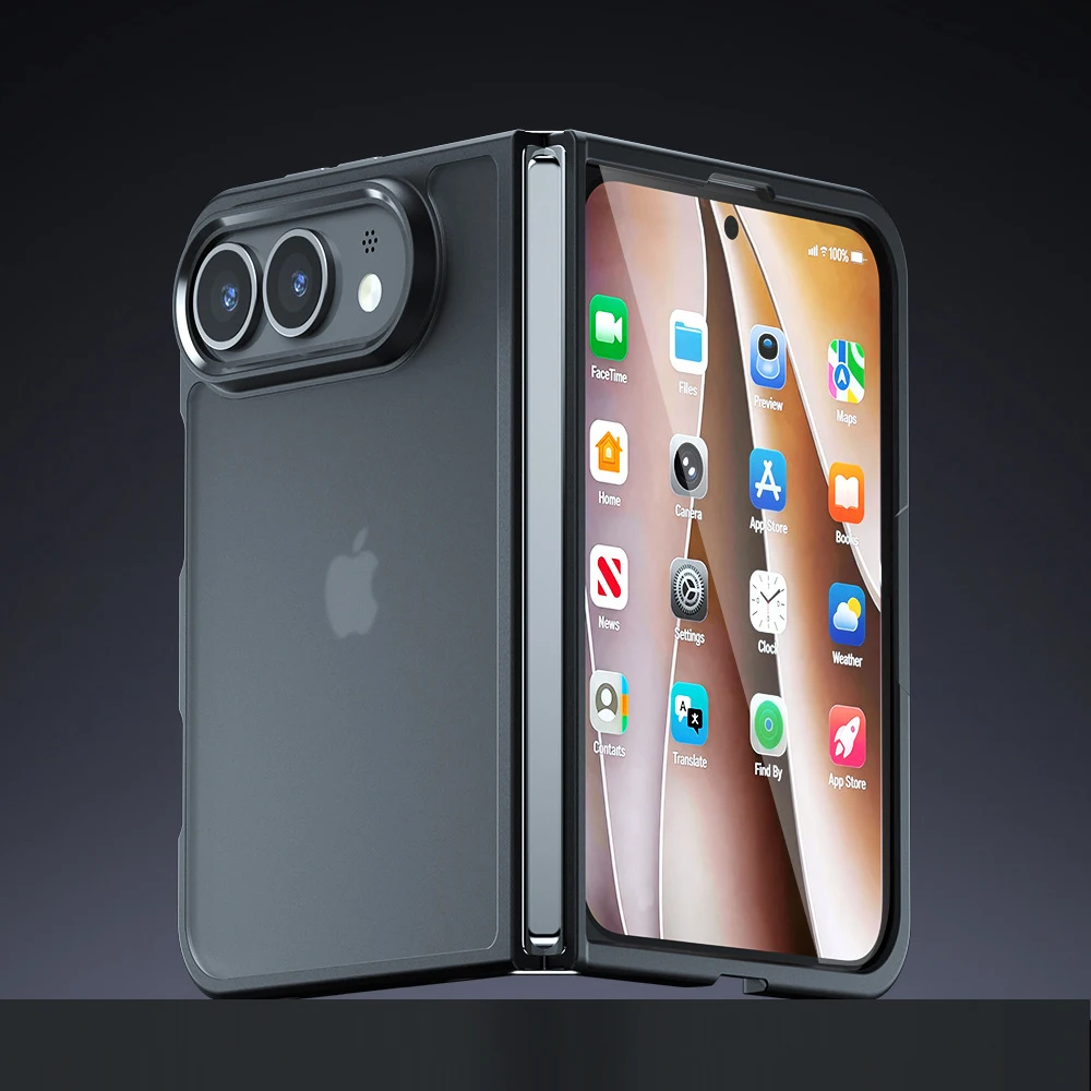 Matowe etui na iPhone Duo, pokrowiec na Apple iPhone Duo, odporne na wstrząsy, wykonane z TPU i silikonu, ochronne etui na tył telefonu iPhone Duo. — zdjęcie produktu 3