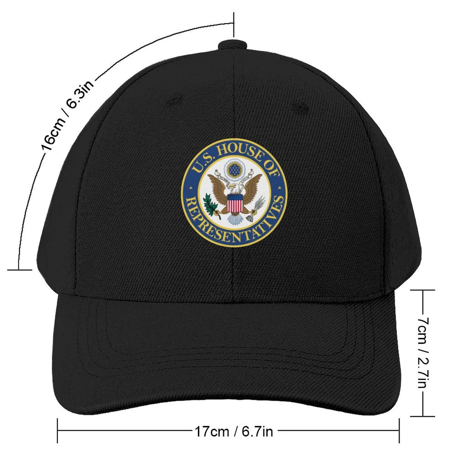 United States House of Representatives Emblem Baseball Cap Beach Outing Hat Beach Military Cap Man Dropshipping Woman Hats Men's