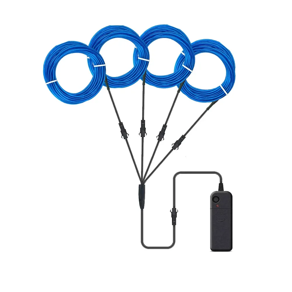 1M EL Cool Light Cable Atmosphere Light Neon Light DIY Combination Multicolor Stage Performance Clothing Decoration