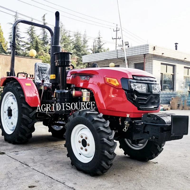 Tahan lama: Pemasok Cina diyuan 4 roda 55HP 554 traktor pertanian untuk dijual